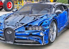 Bugatti Chiron en ferraille