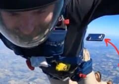 iphone saut en parachute
