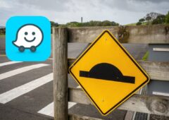 Waze ralentisseurs dos d'âne notification