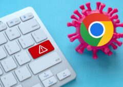 Google Chrome virus malware script