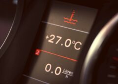 Thermomètre voiture attention