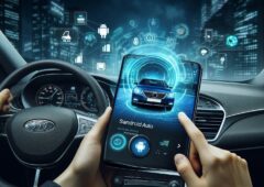 Concept IA de système auto/smartphone