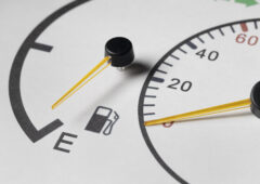 Jauge à carburant vide